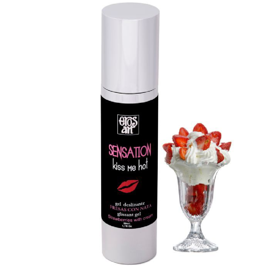 EROS-ART - SENSATTION LUBRIFICANTE NATURALE FRAGOLE CON CREMA 50 ML EroS-Art