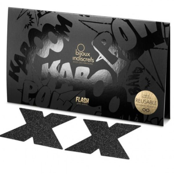 BIJOUX - INDISCRETS FLASH CROSS CAPPUCCI NERI Bijoux Flash Collection