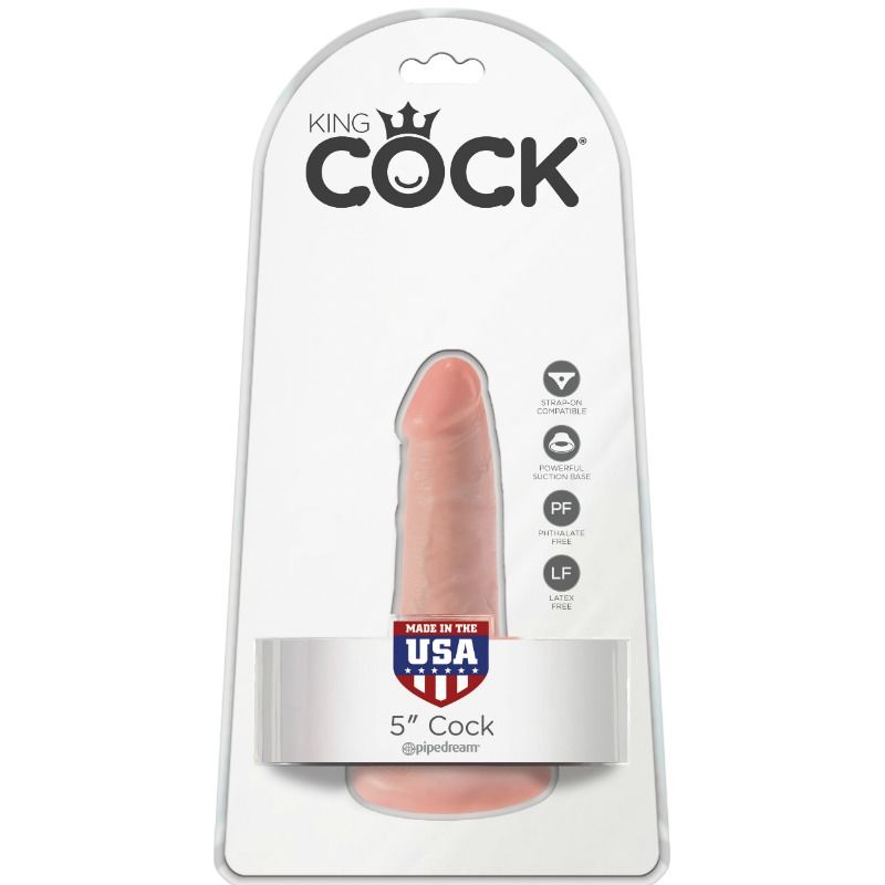 KING COCK - DILDO CON SFERE 14 CM - CARNE King Cock