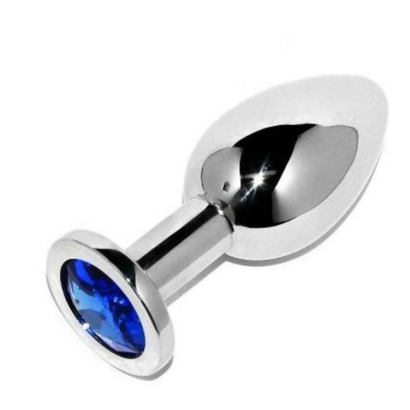 METAL HARD - PLUG ANALE DIAMOND BLUE PICCOLO 5.71CM Metal Hard