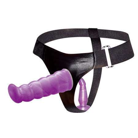 BAILE - PETTORINA ANALE E VAGINALE FEMMINILE LILLA PUNTO G 17 CM Baile