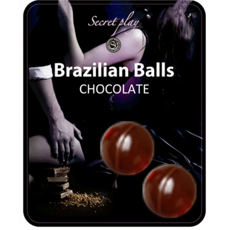SECRETPLAY - 2 PALLINE BRASILIANE CIOCCOLATO Secretplay Cosmetic