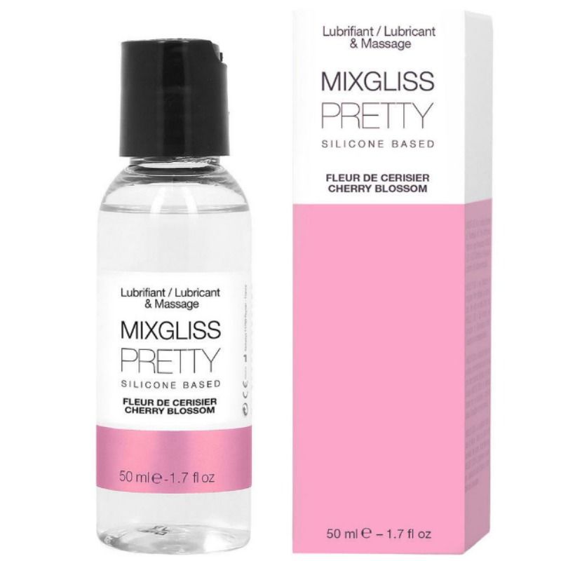 MIXGLISS - LUBRIFICANTE AL SILICONE PRETTY FIORE DI CILIEGIO 50 ML Mixgliss