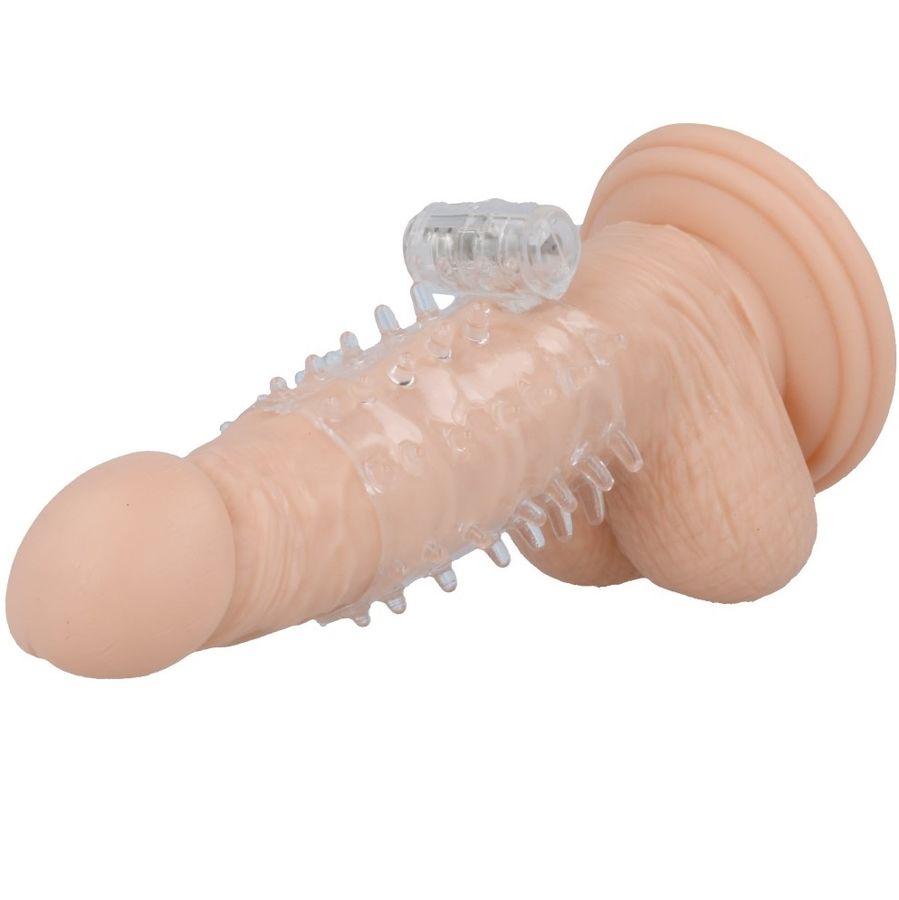 CASUAL LOVE - COPERTURA PER PENE VIBRATORE TRASPARENTE CON ANELLO Casual Love