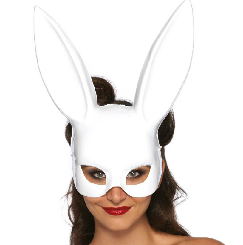 LEG AVENUE - MASCHERA CONIGLIO MASQUERADE BIANCA Leg Avenue Accessories