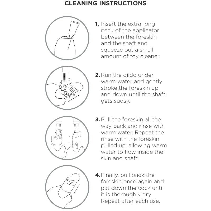 KING COCK - DILDO REALISTICO CARNE NON TAGLIATA 23 CM King Cock