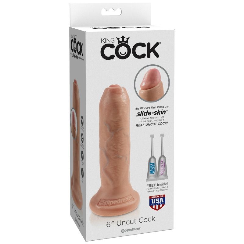 KING COCK - DILDO REALISTICO CARNE NON TAGLIATA 15 CM King Cock