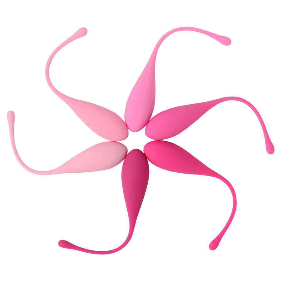 LESLIE - SET PER ALLENAMENTO MUSCOLI PELVICI KEGEL FIT 6 PEZZI Leslie