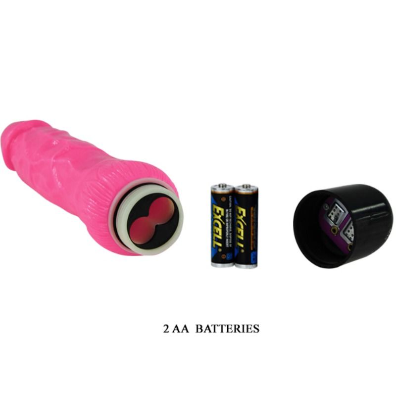 BAILE - VIBRATORE SESSO REALISTICO COLORATO ROSA 24 CM Baile