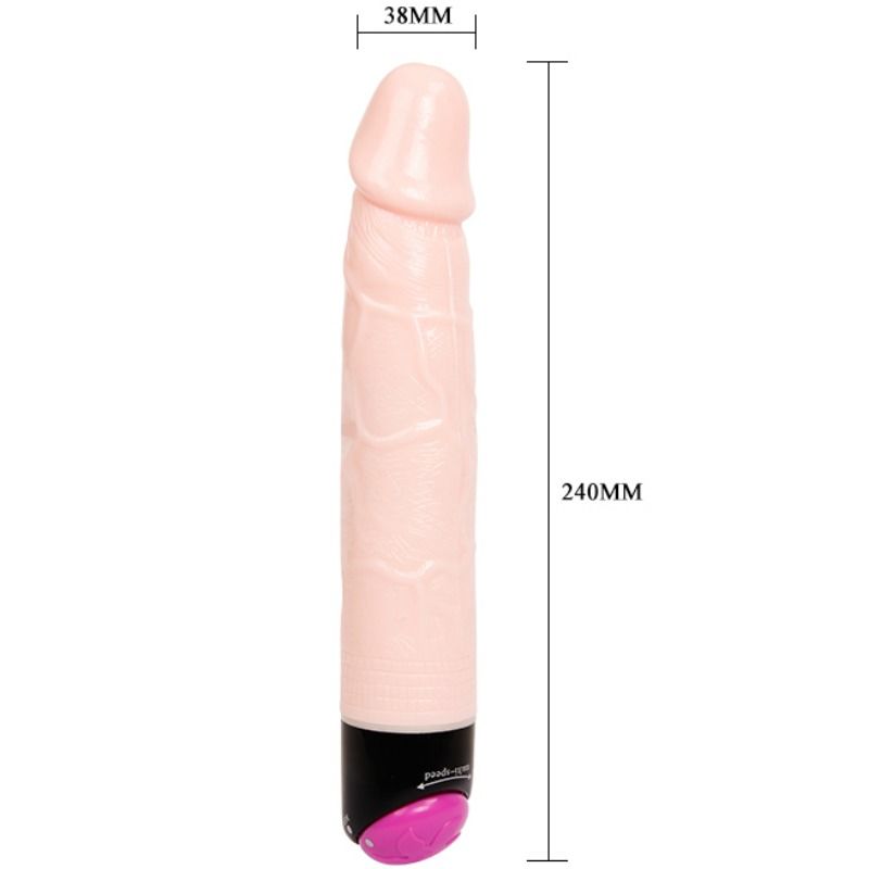 BAILE - VIBRAZIONE E ROTAZIONE SESSUALE COLORATA 24 CM Baile