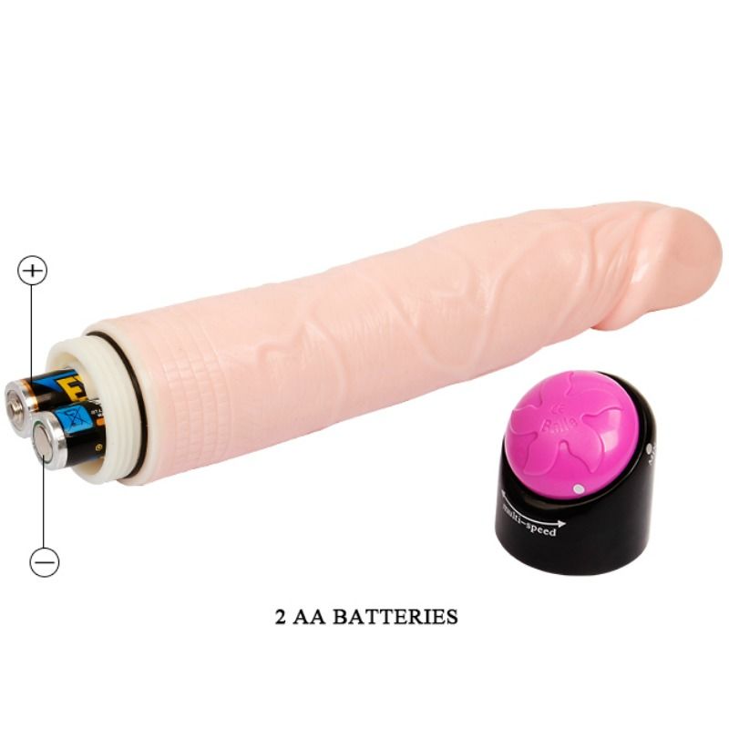 BAILE - VIBRAZIONE E ROTAZIONE SESSUALE COLORATA 24 CM Baile