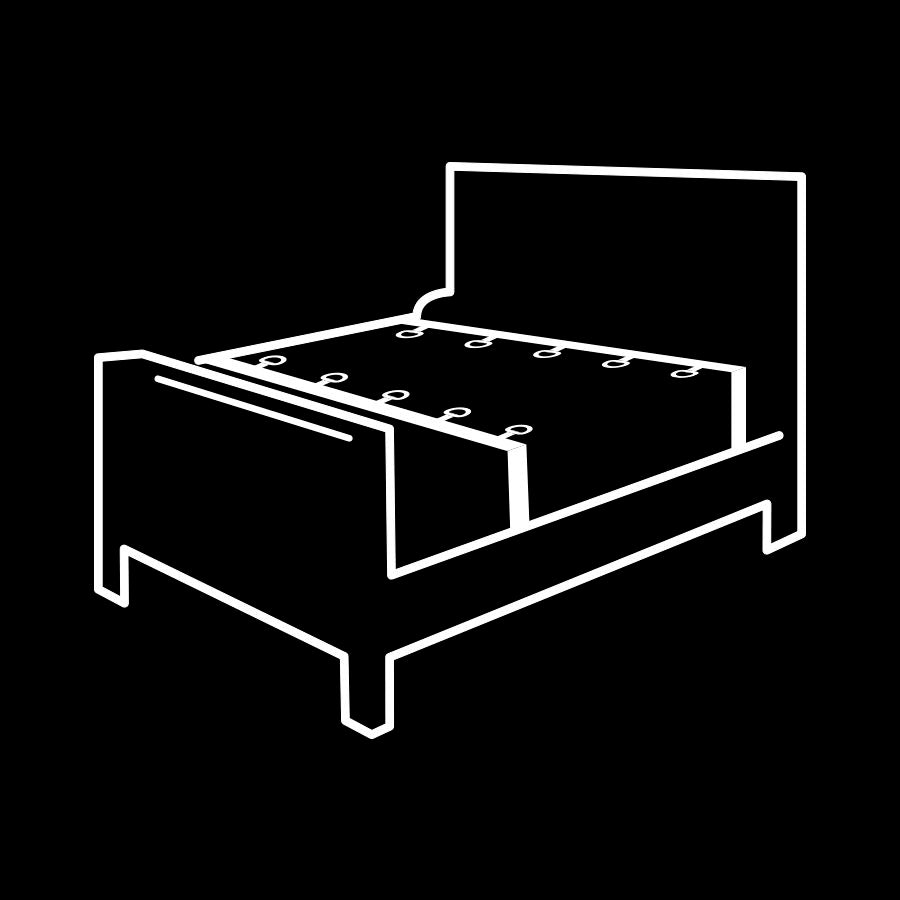 FETISH SUBMISSIVE - SET DI CRAVATTE DA LETTO CON FODERA IN NOPRENE Fetish Submissive Bondage