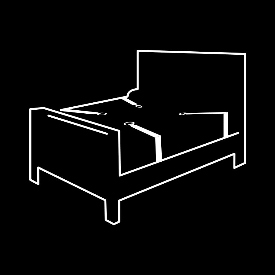 FETISH SUBMISSIVE - SET DI MANETTE E CRAVATTE CON FODERA IN NOPRENE Fetish Submissive Bondage