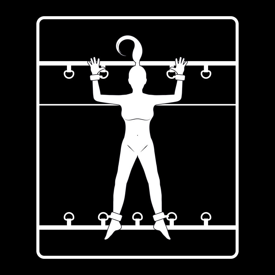 FETISH SUBMISSIVE - SET DI CRAVATTE DA LETTO CON FODERA IN NOPRENE Fetish Submissive Bondage