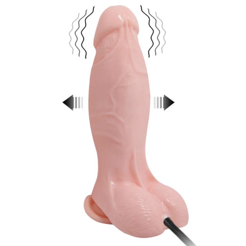 BAILE - DILDO VIBRANTE E GONFIABILE REALISTICO 18.8 CM Baile