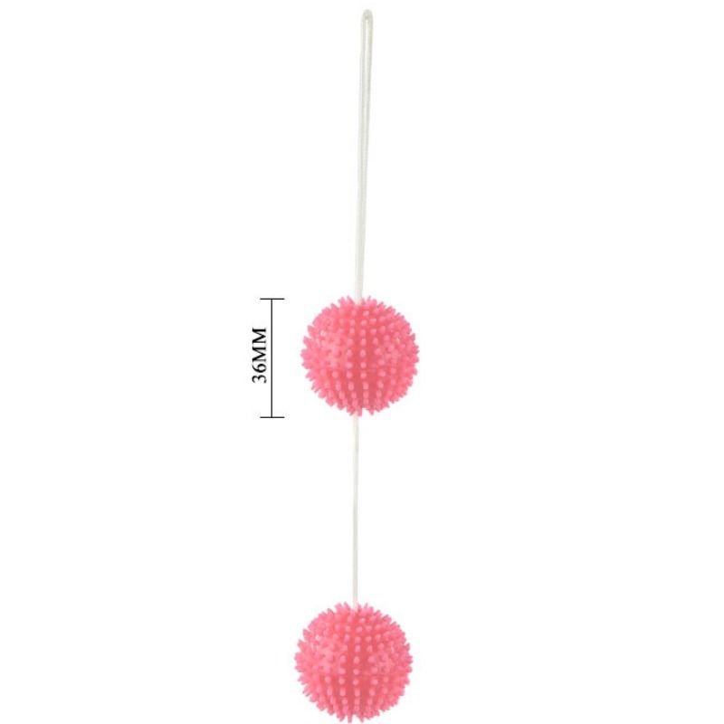 BAILE - UN PIACERE PROFONDO SFERE ROSA STRUTTURATO 3.6 CM Baile Stimulating