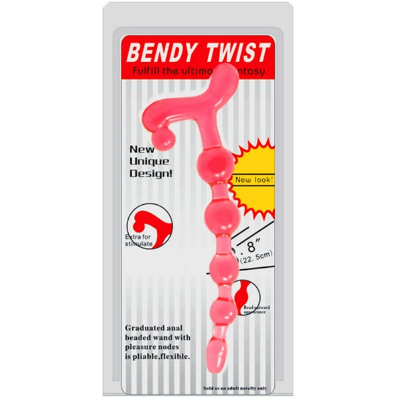 BAILE - SFERE ANAL ROSSE FLESSIBILI TWIST Baile Anal