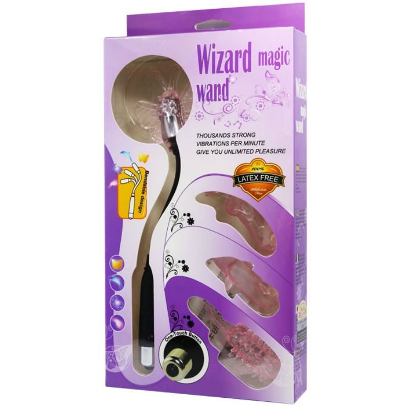 BAILE - STIMOLATORE BACCHETTA MAGICA WIZARD CON VIBRAZIONE Baile Stimulating