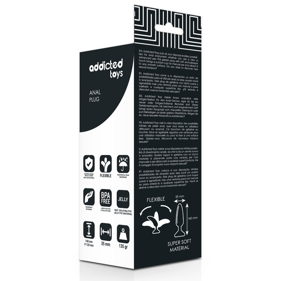 ADDICTED TOYS - PLUG ANALE 14 CM Addicted Toys