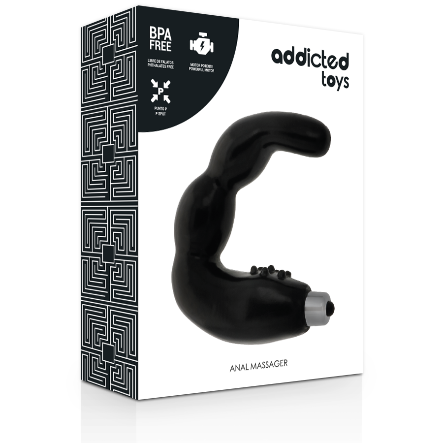 ADDICTED TOYS - VIBRAZIONE DEL MASSAGGIATORE ANALE DELLA PROSTATA Addicted Toys