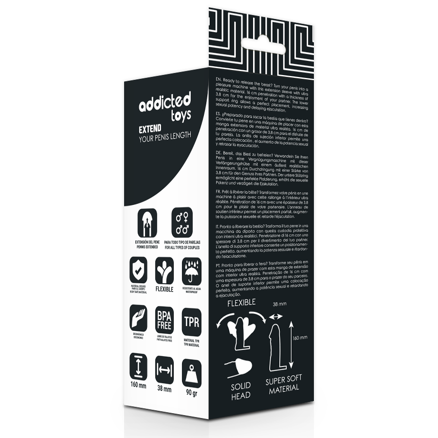 ADDICTED TOYS - ESTENDONO IL TUO PENE 16 CM Addicted Toys