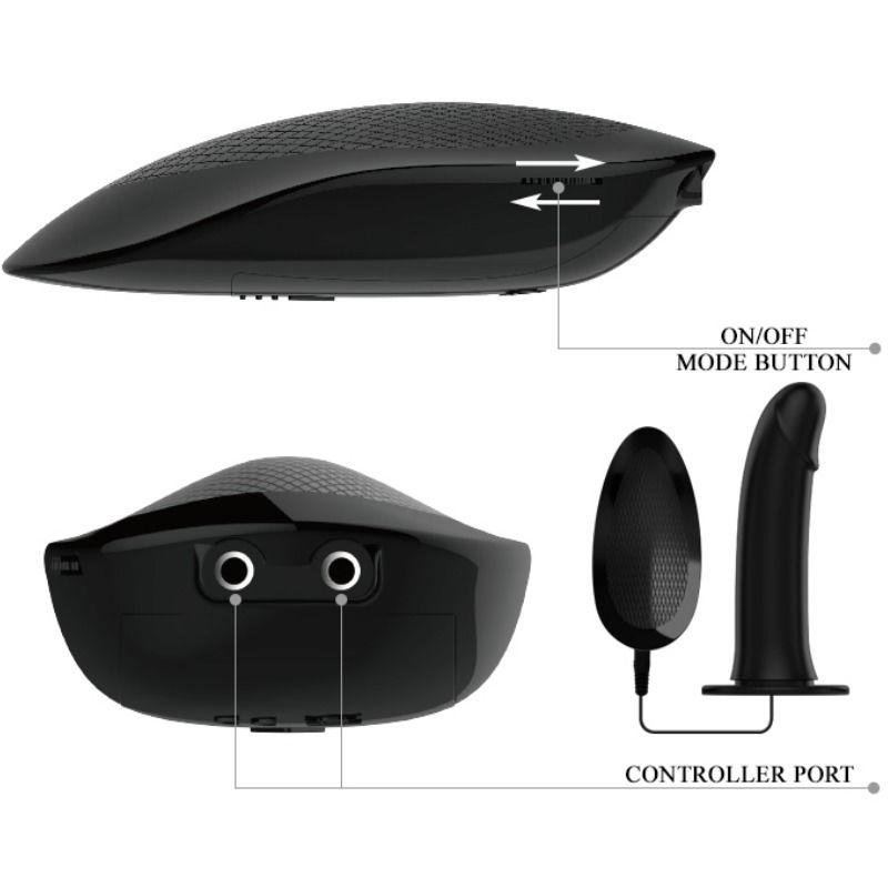 PRETTY LOVE - ABBASBAILEA LOVE MARVIN STRAP ON CON VIBRAZIONE E DILDO CAVO Pretty Love