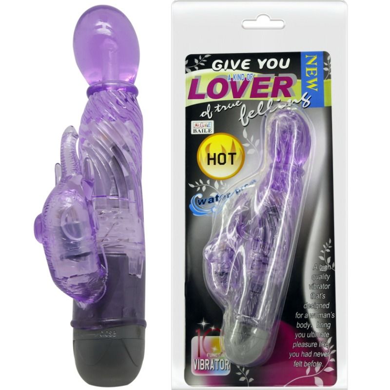 BAILE - REGALATI UN TIPO DI VIBRATORE AMANTE CON CONIGLIO LILLA 10 MODALIT Baile Vibrators