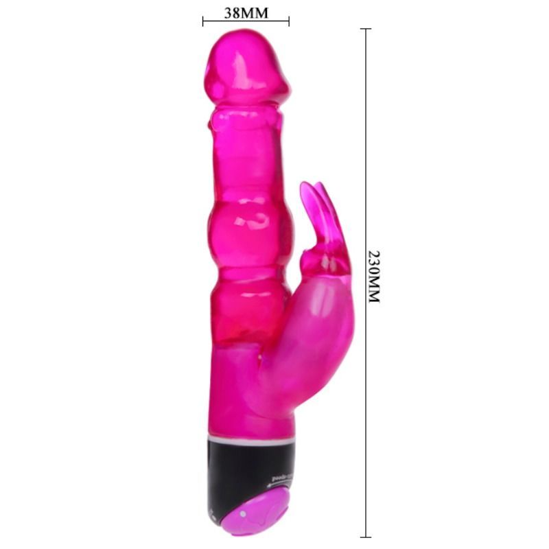 BAILE - ONDE DI PIACERE VIBRATORE FANTASY CON CONIGLIO LILLA 23 CM Baile Vibrators