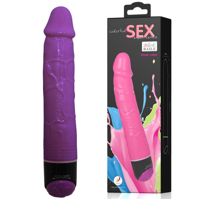 BAILE - VIBRATORE REALISTICO SEX COLORATO LILLA 23 CM Baile