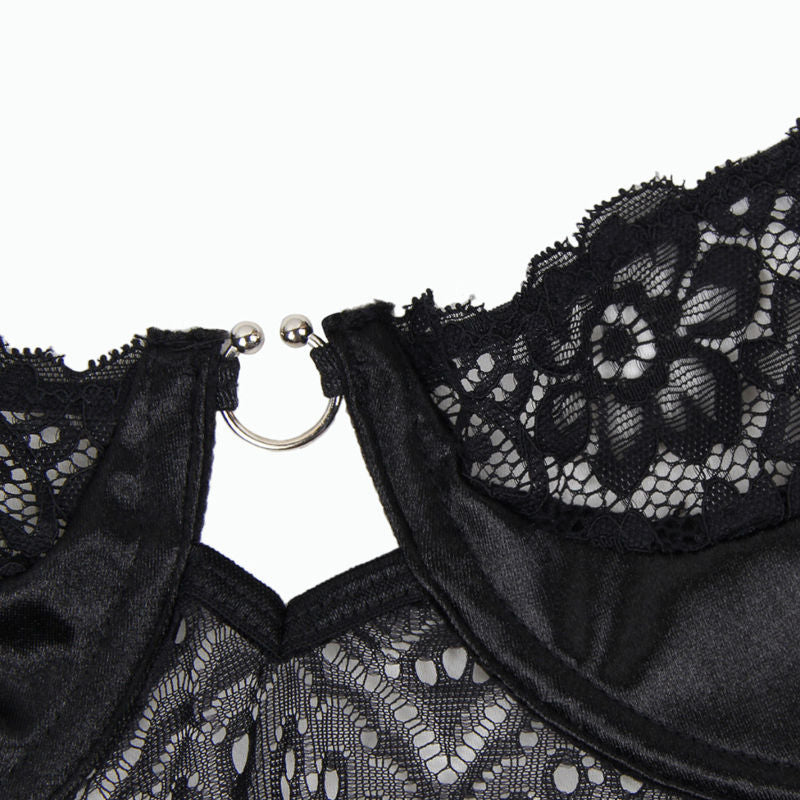 SUBBLIME - CORSET CORSETTO E CINTURA NERO L / XL Subblime Corsets