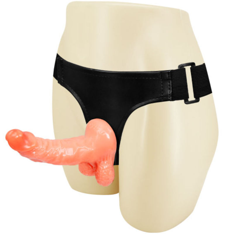 BAILE - IMBRAGATURA CON PENE REALISTICO E MUTANDINE REGOLABILI ULTRA APPASSIONATE 15.5 CM Baile Harness Collection