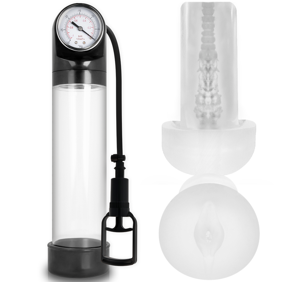 PUMP ADDICTED - RX9 TRASPARENTE CON MASTURBATORE Pump Addicted
