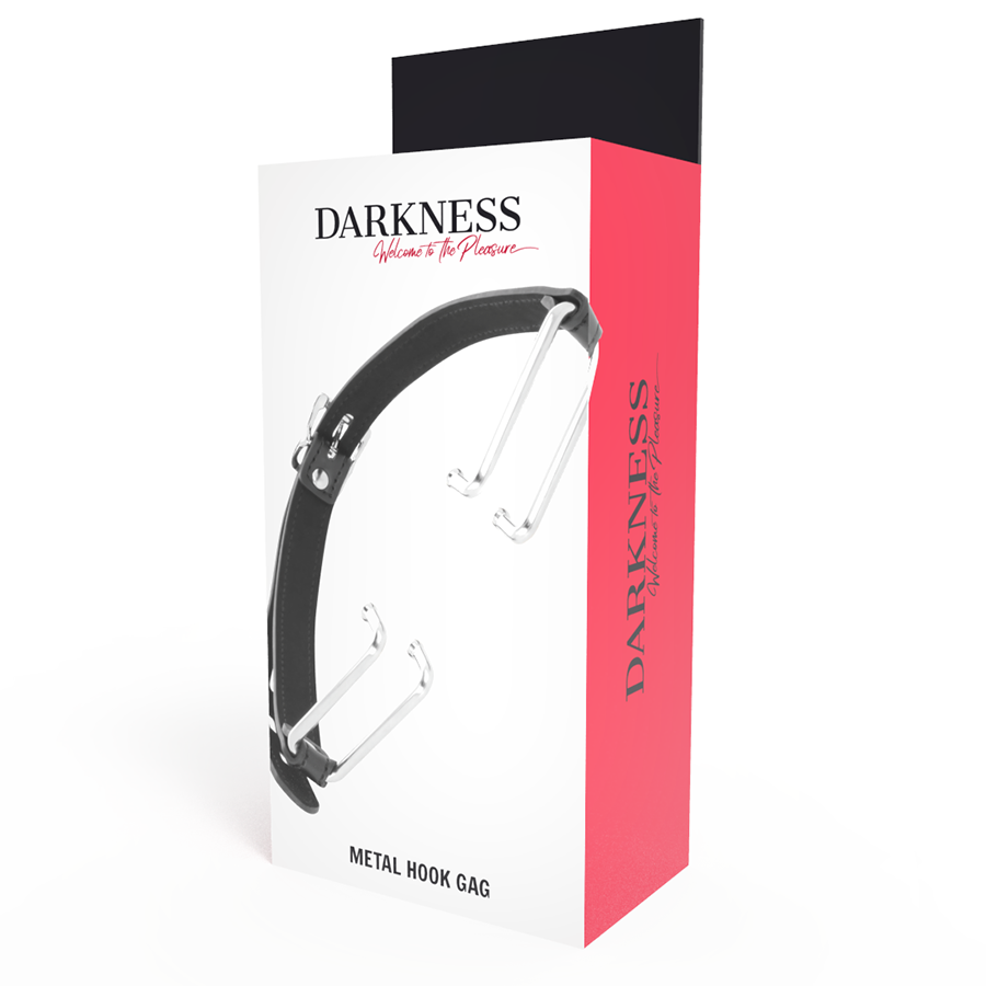 DARKNESS - BAVAGLIO CON GANCIO NERO Darkness Bondage