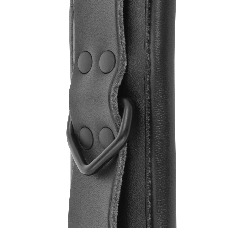 DARKNESS - MANETTE REGOLABILI ALLA CAVIGLIA IN PELLE NERA Darkness Bondage