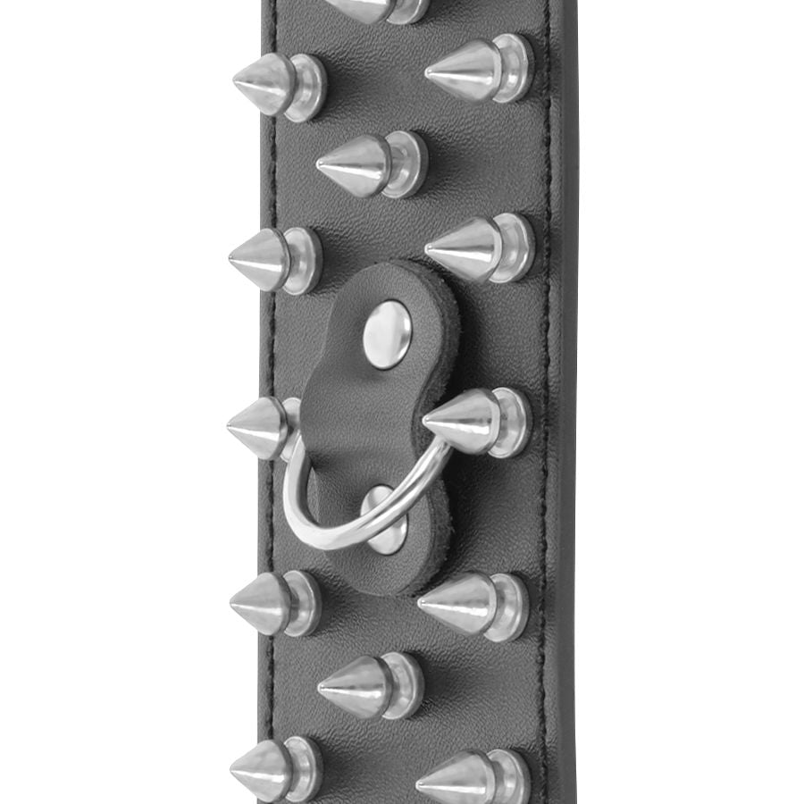 DARKNESS - MANETTE CON TESCHI E OSSA NERE CON SPUNTE Darkness Bondage