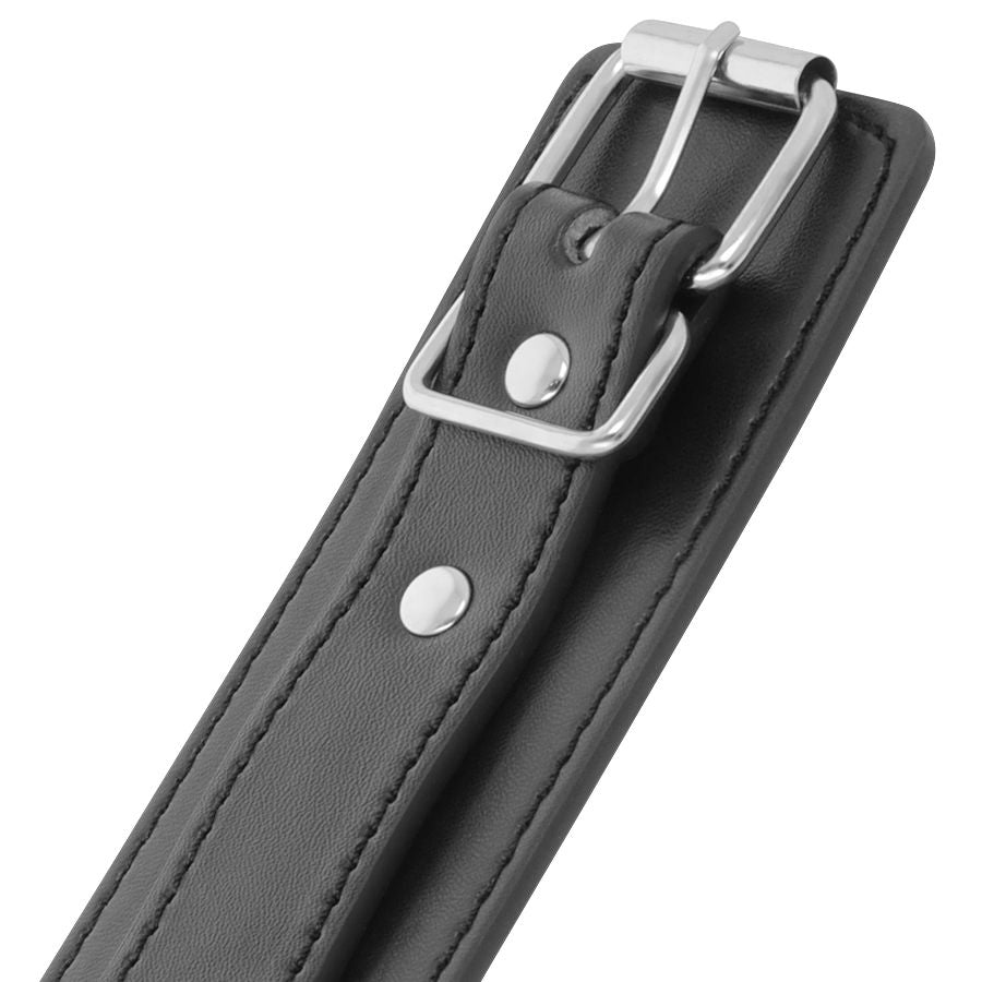 DARKNESS - MANETTE NERE REGOLABILI CON DOPPIO NASTRO DI RINFORZO Darkness Bondage