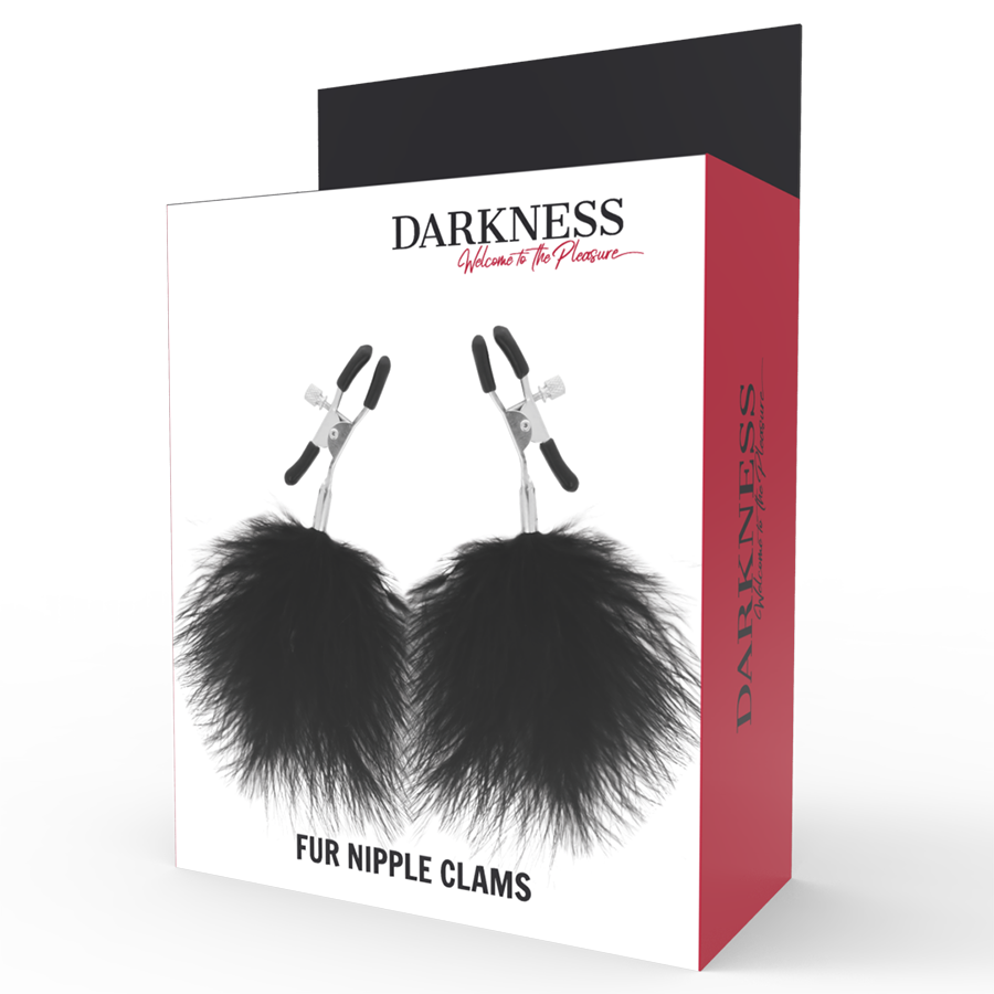 DARKNESS - MORSETTI PER CAPEZZOLI POM-POM 2 Darkness Sensations