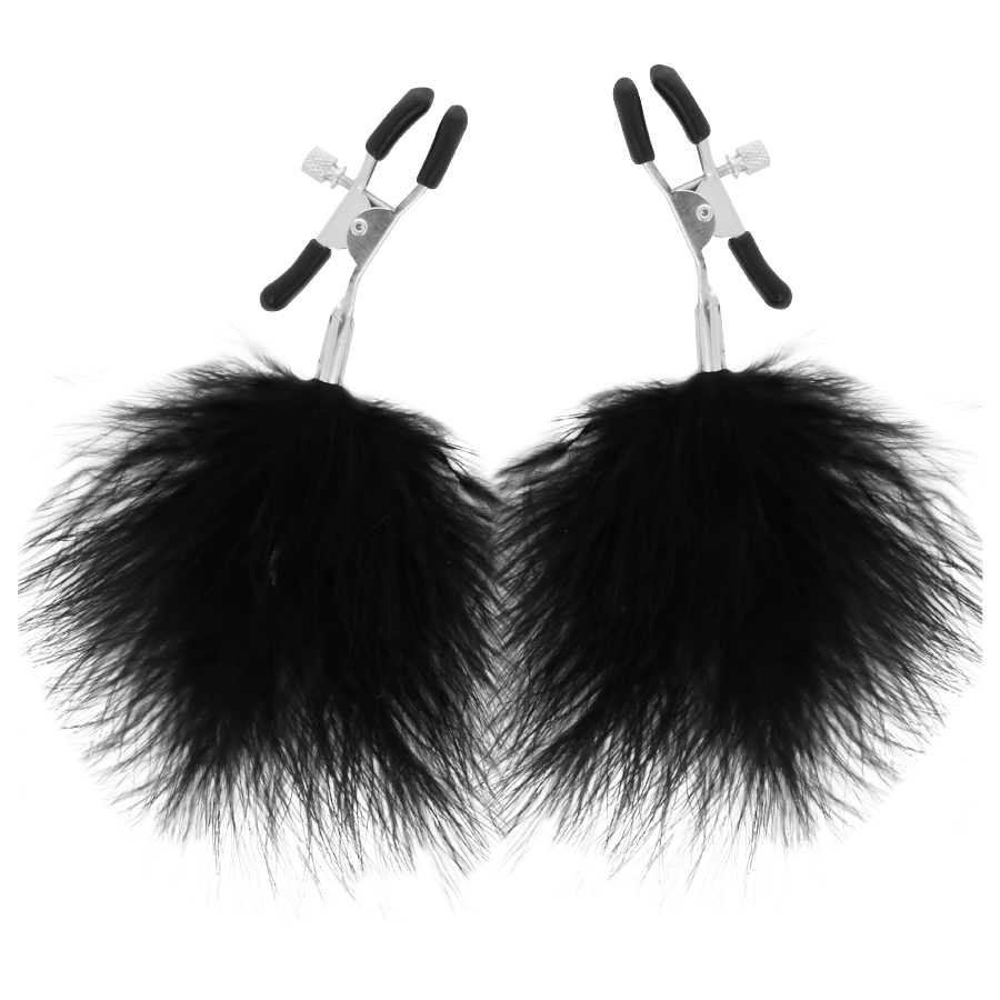 DARKNESS - MORSETTI PER CAPEZZOLI POM-POM 2 Darkness Sensations