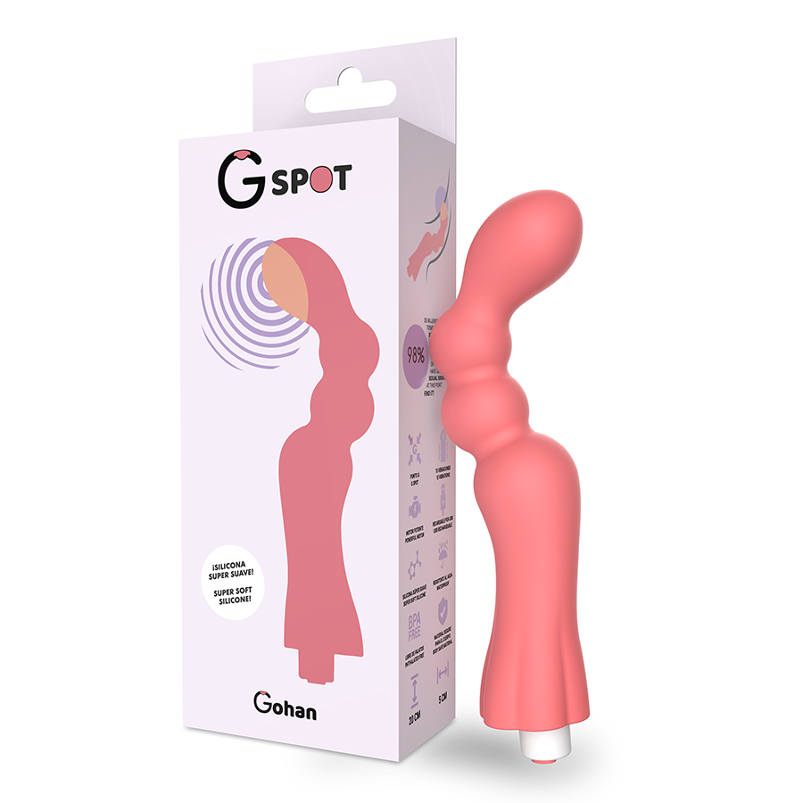 G-SPOT - VIBRATORE GOHAN G-SPOT ROSSO CHIARO G-Spot