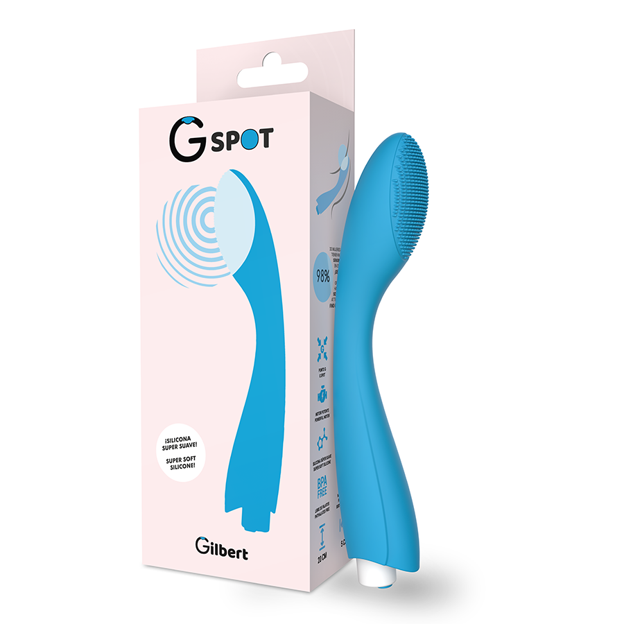 G-SPOT - VIBRATORE GYLBERT BLU TURCHESE G-Spot