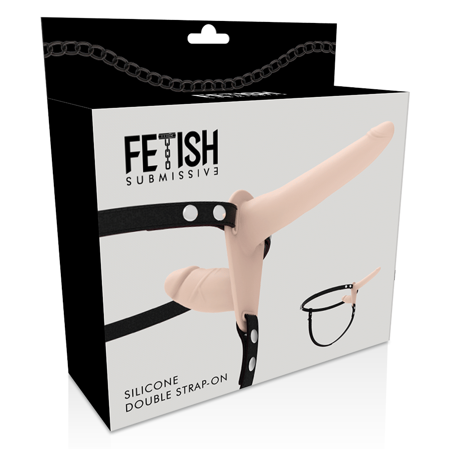 FETISH SUBMISSIVE HARNESS - DOPPIA PENETRAZIONE CARNE Fetish Submissive Harness