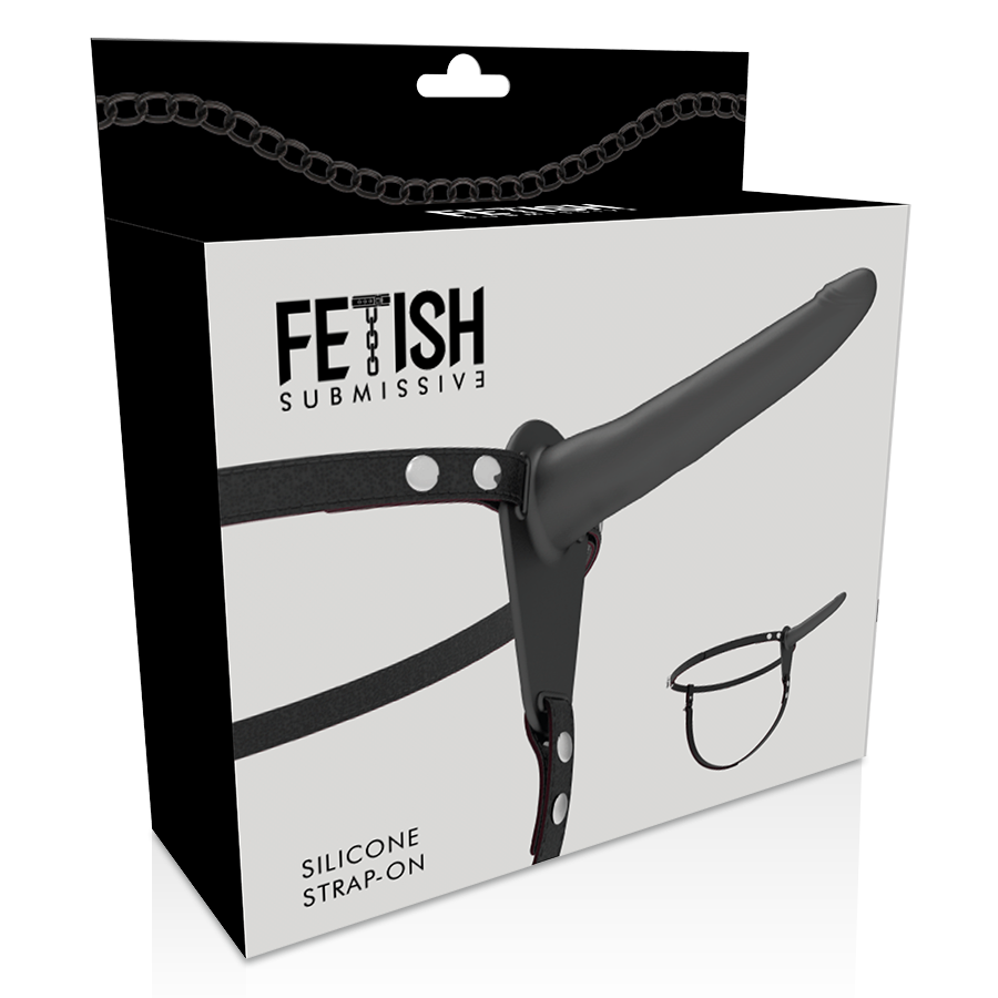 FETISH SUBMISSIVE HARNESS - SILICONE NERO 15 CM Fetish Submissive Harness