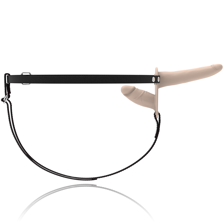 FETISH SUBMISSIVE HARNESS - VIBRATORE FLESH UP A DOPPIA PENETRAZIONE Fetish Submissive Harness