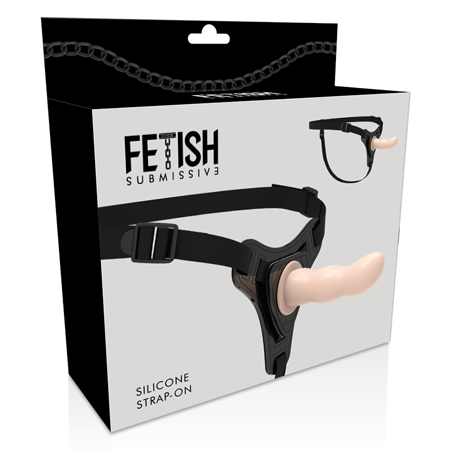FETISH SUBMISSIVE HARNESS - SILICONE FLESH G-SPOT 12,5 CM Fetish Submissive Harness