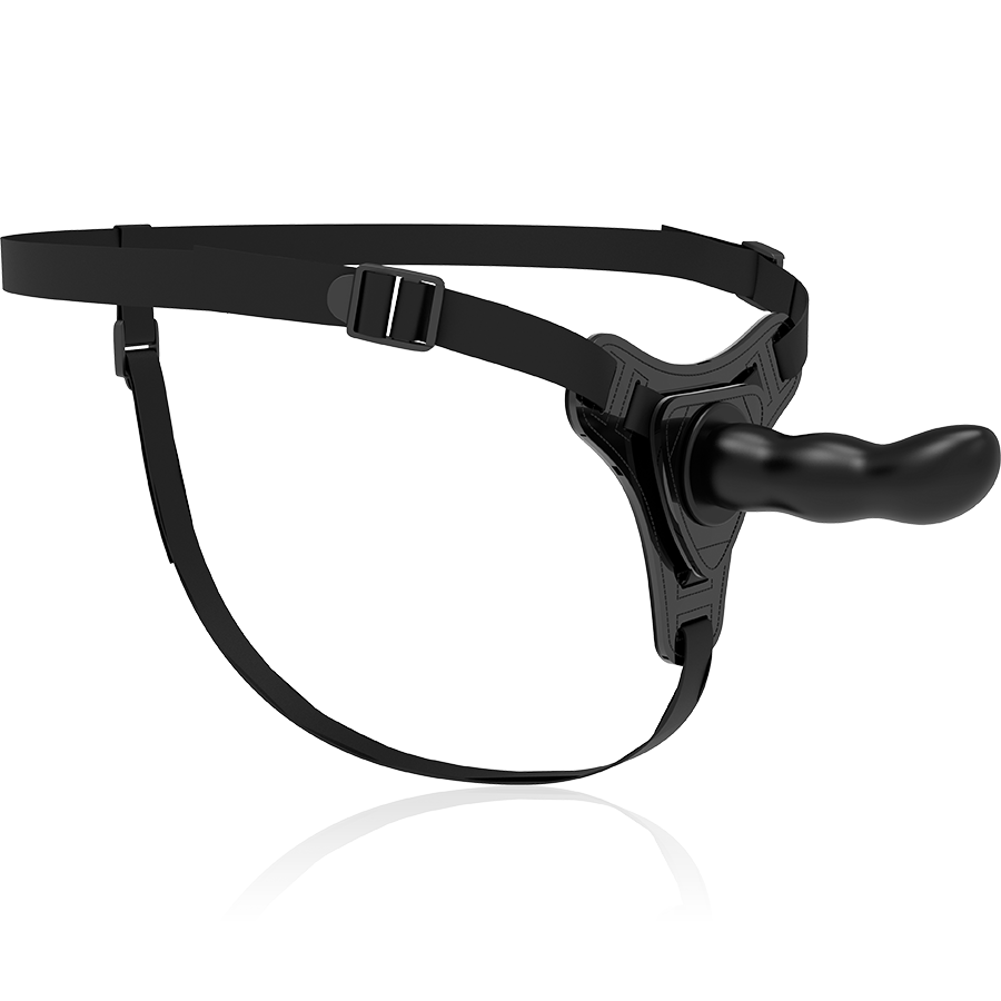 FETISH SUBMISSIVE HARNESS - SILICONE NERO PUNTO G 16 CM Fetish Submissive Harness