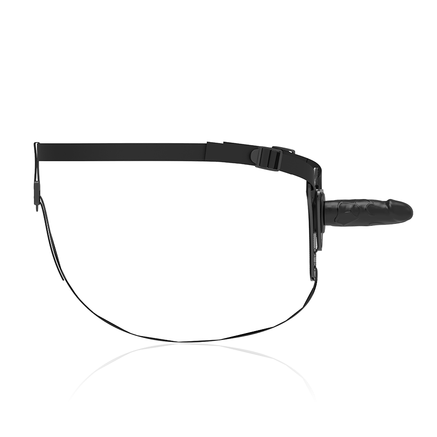 FETISH SUBMISSIVE HARNESS - SILICONE NERO REALISTICO 15 CM Fetish Submissive Harness