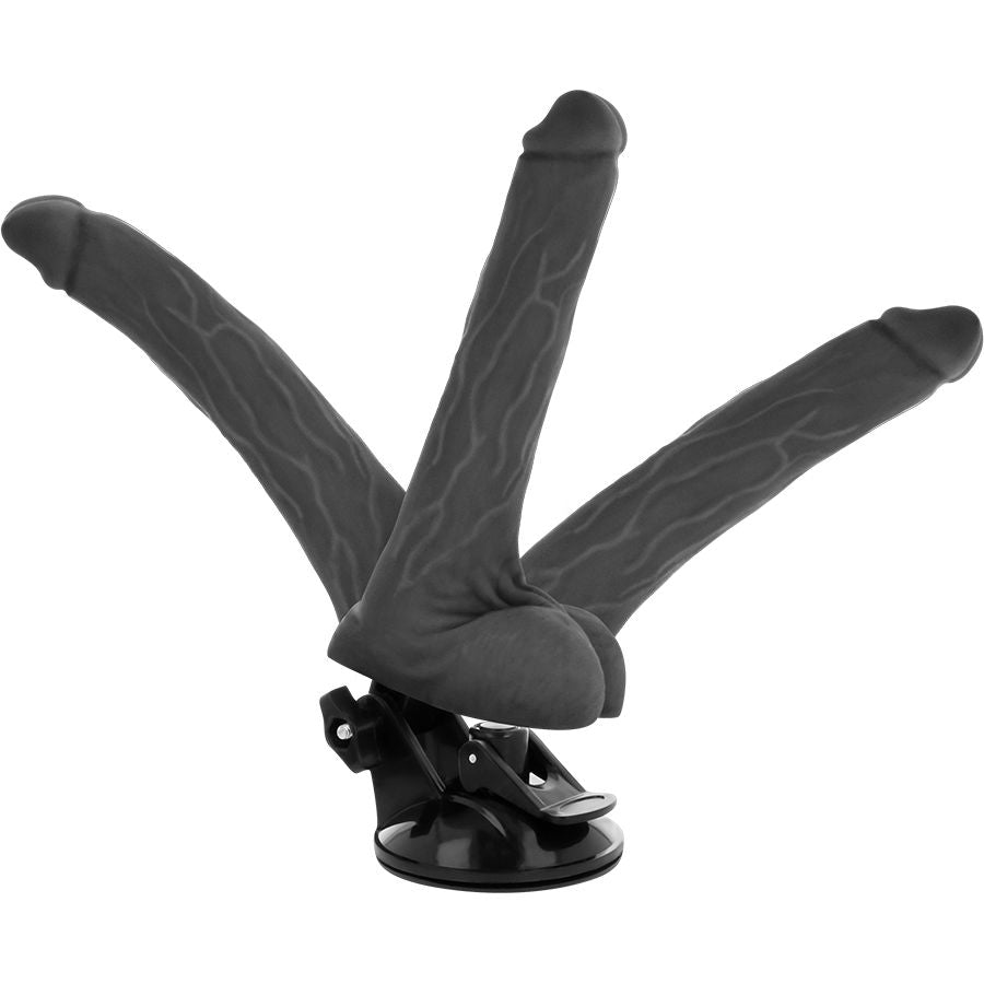 BASECOCK - VIBRATORE ARTICOLABILE TELECOMANDO NERO 18.5 CM -O- 4 CM Basecock