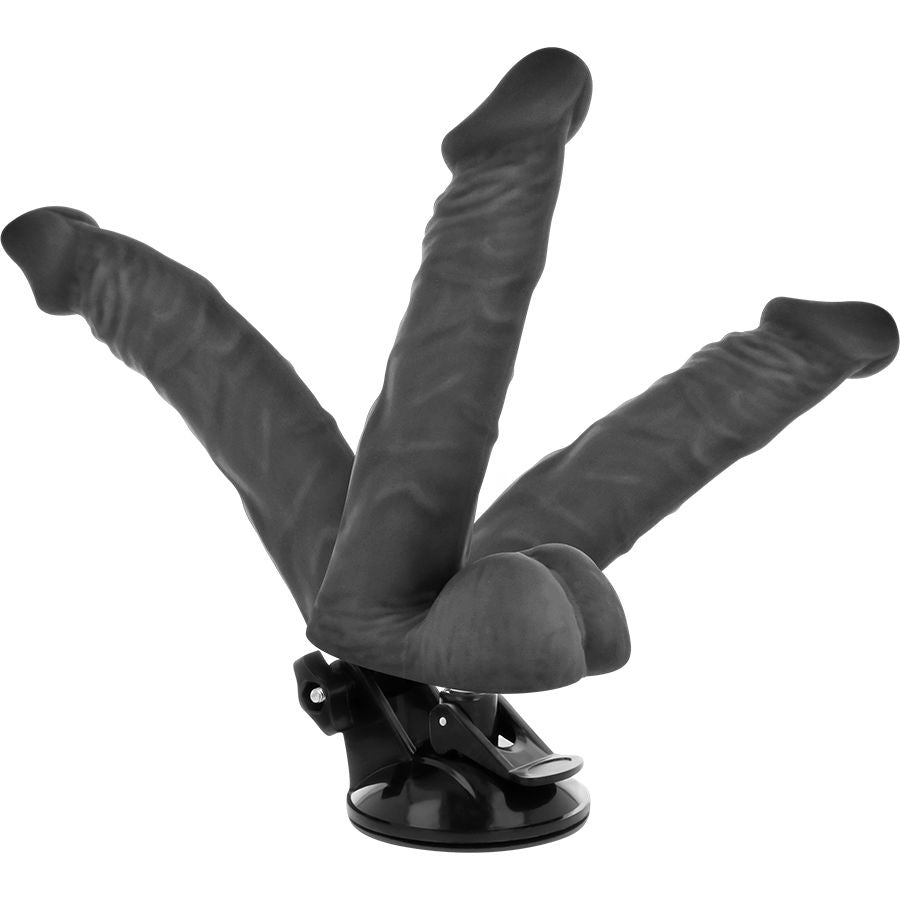 BASECOCK - VIBRATORE ARTICOLABILE TELECOMANDO NERO 20 CM -O- 4.5 CM Basecock