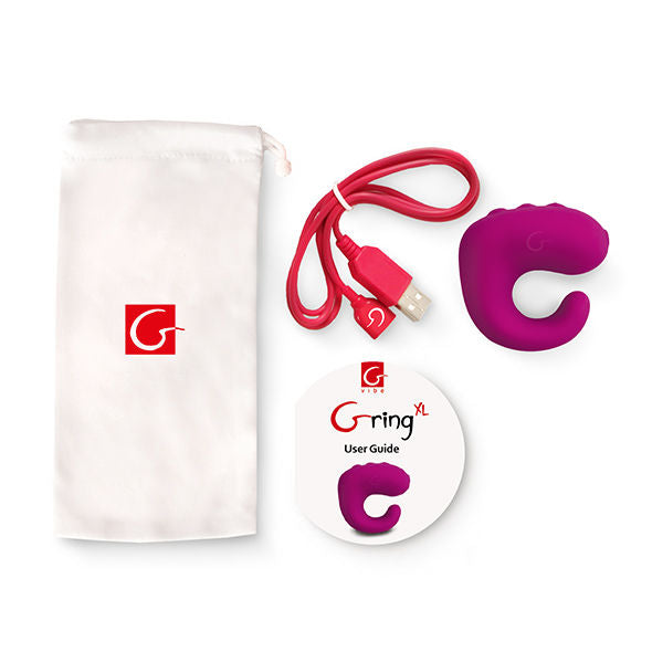 G-VIBE - FUN TOYS GRING ANELLO VIBRATORE XL LAMPONE DOLCE G-Vibe