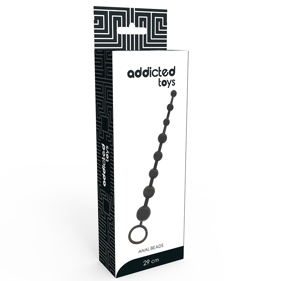 ADDICTED TOYS - PERLINE ANALI 29 CM NERO Addicted Toys